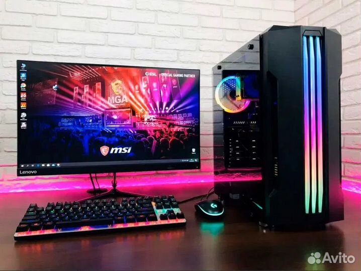 Игровой пк i3-10105F/RTX2060/SSD256