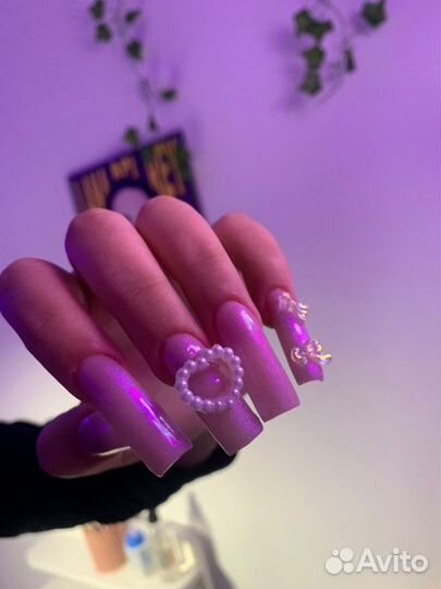 Маникюр наращивание