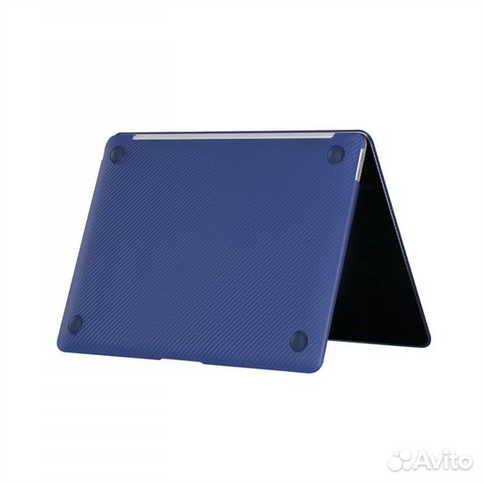 Чехол для MacBook 12 темно-синий карбон