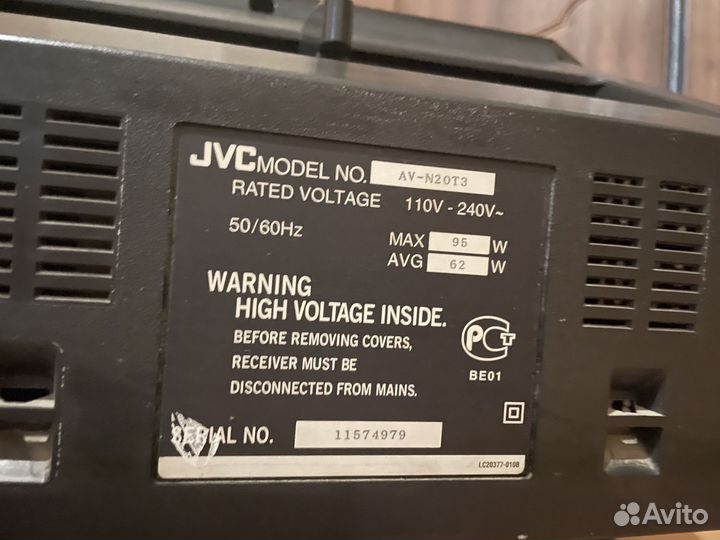 JVC телевизор рабочий AV-N20T3