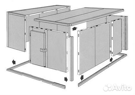 Холодильная камера 14.75 м3 ппу80 Вналичии