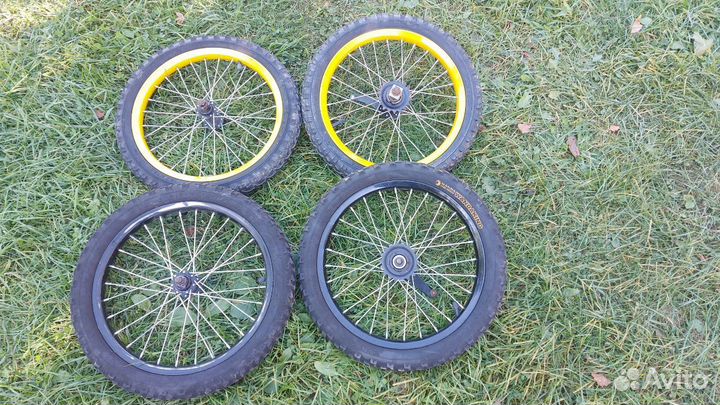 Колеса велосипеда 16 дюйм переднее заднее