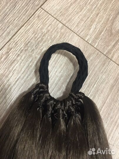 Волосы для наращивания накладной хвост