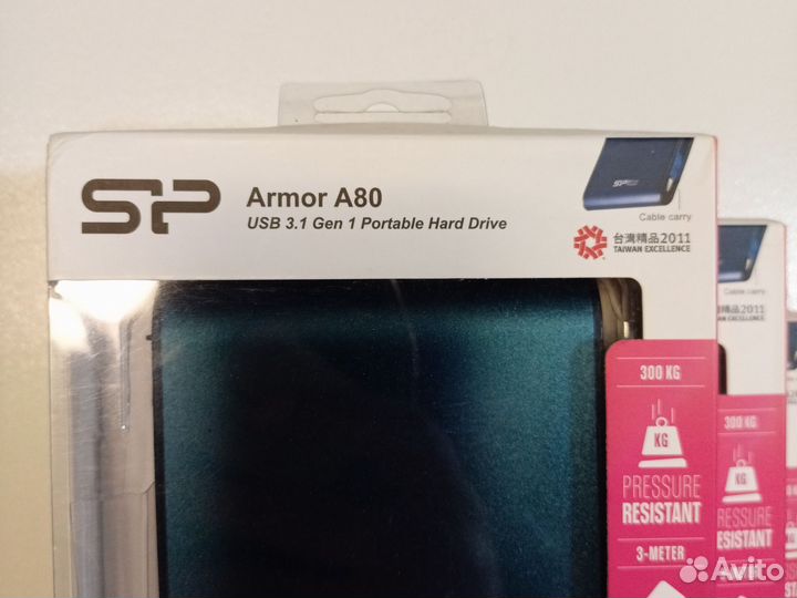 2 тб Внешний HDD Silicon Power Armor A80, новый