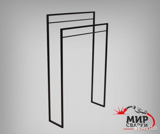 Вешалка напольная для одежды лофт