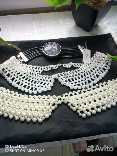 Воротник ручная работа