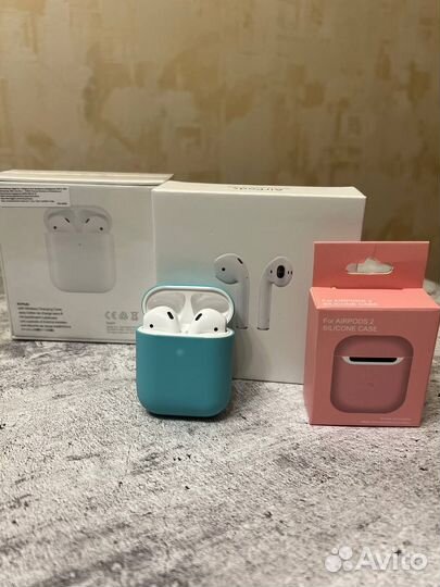 Apple AirPods 2 (1:1) + Чехол в подарок