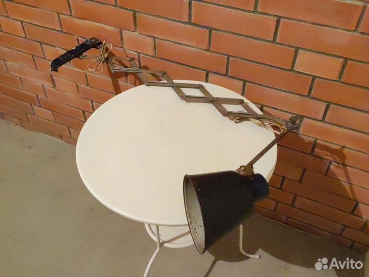 Винтажная лампа гармошка СССР