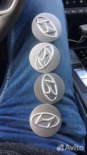 Колпачки на литые диски hyundai