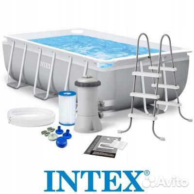 26784 Intex Каркасный бассейн 300х175х80. 3539л