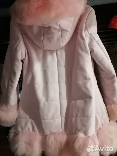 Куртка для девочки удлиненная