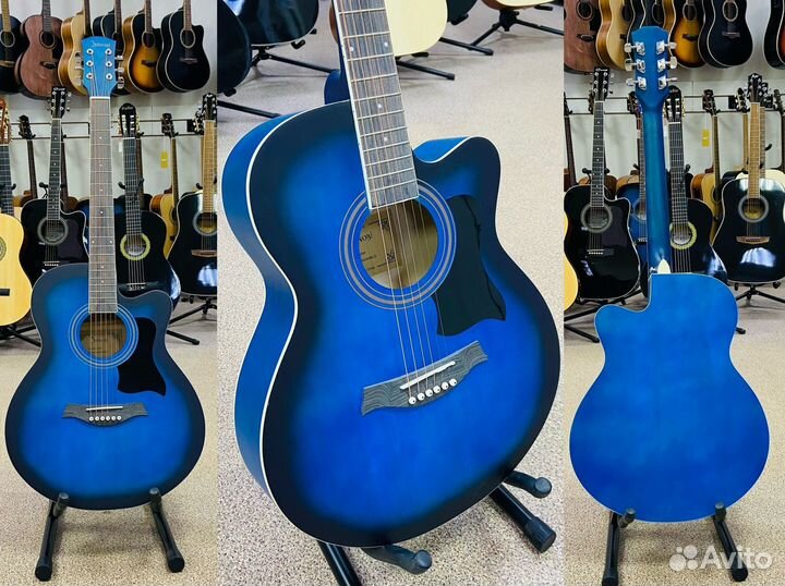 Гитара акустическая новая Shinobi HB402AM BLS