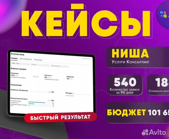 Менеджер по рекламе Авито