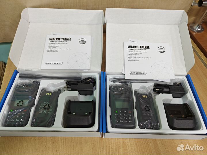 Рации TYT 2 шт с Type-C TH-UV99 новые
