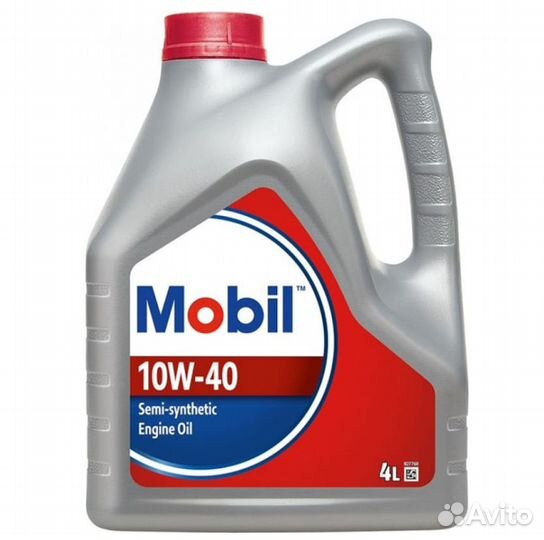 Масло моторное полусинтетика mobil 10W40 4л 155098
