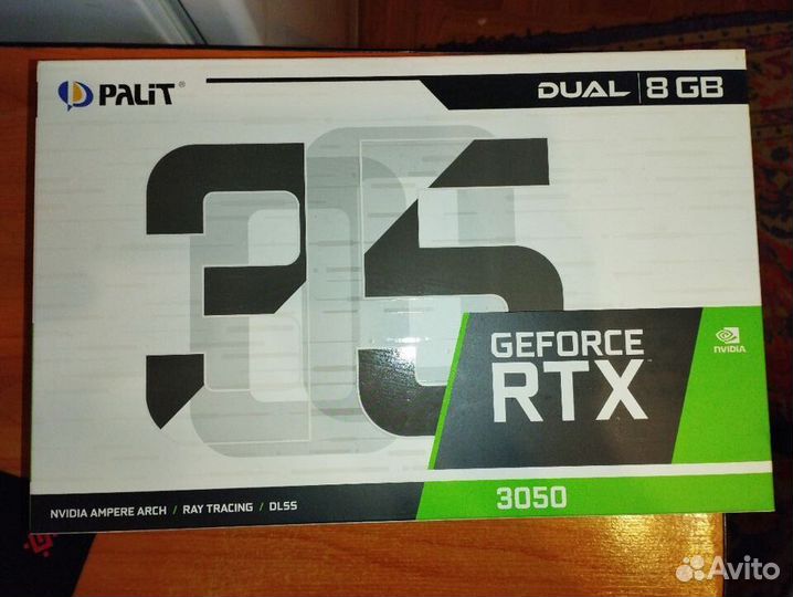 Видеокарта Palit nvidia GeForce RTX 3050 Dual 8GB