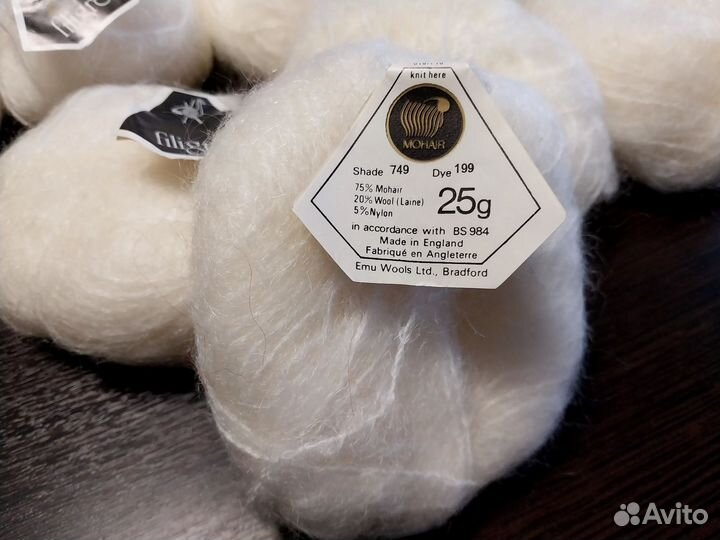 Пряжа мохер королевский Англия Emu filigree