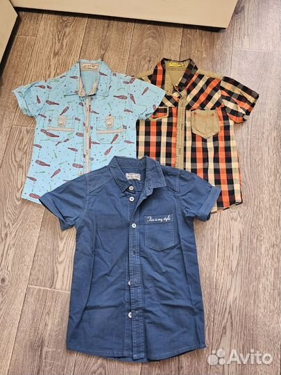 Рубашки для мальчика 110-116