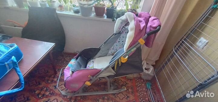 Санки коляска Nika Kids