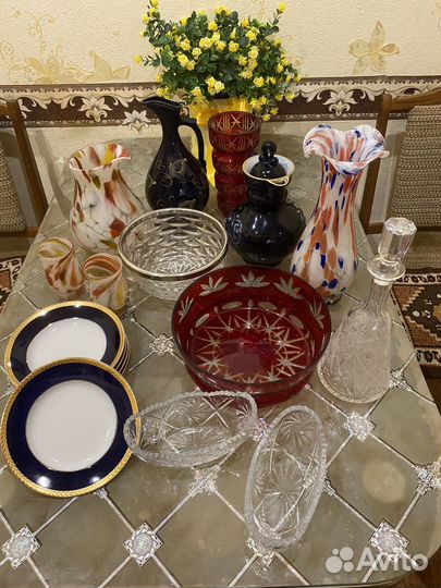Посуда, стекло, хрусталь СССР