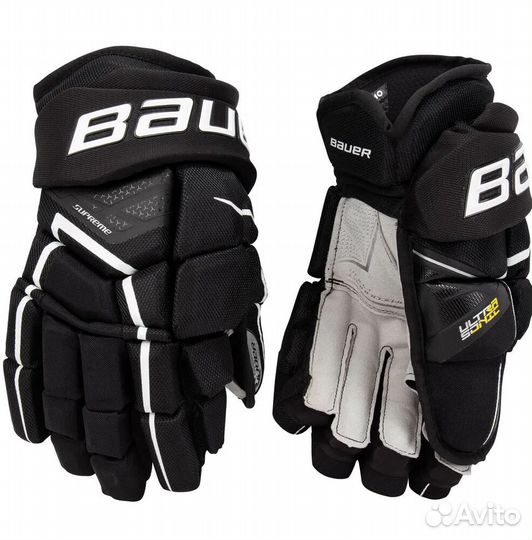 Хоккейные перчатки краги bauer supreme ultrasonic
