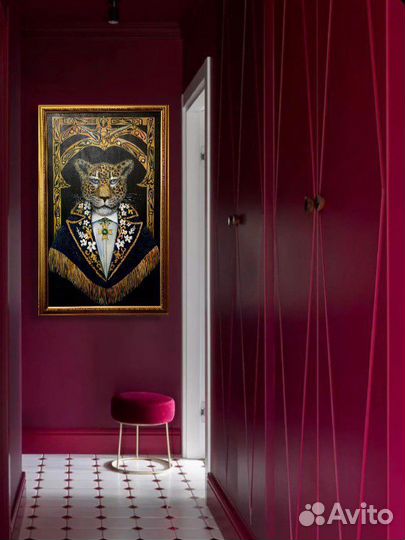 Леопард Картина маслом Господин Лео