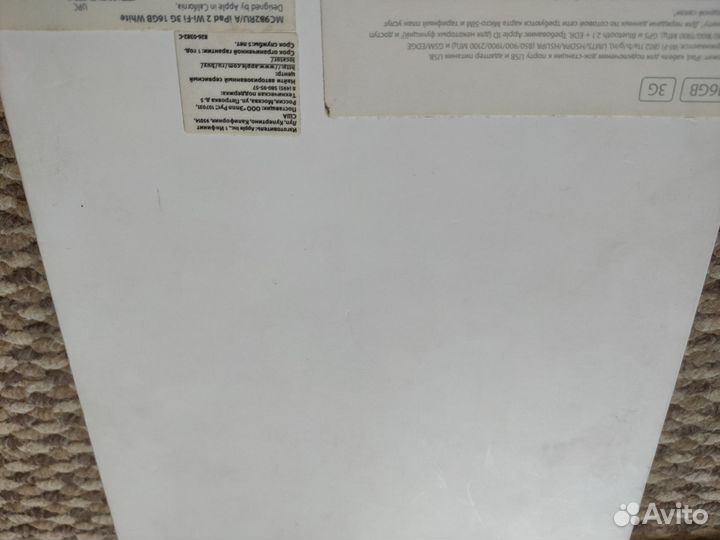 iPad MC982RU/A iPad 2 A1396 16GB