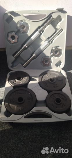 Гантели разборные 20 кг в кейсе