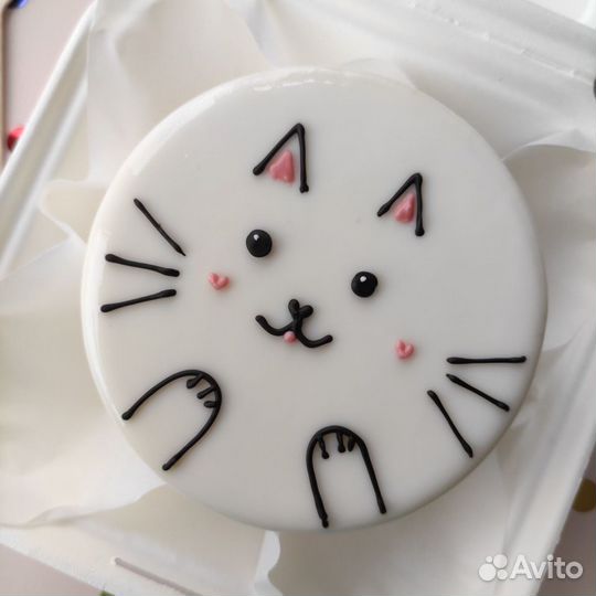 Детский бенто торт с котиком в подарок