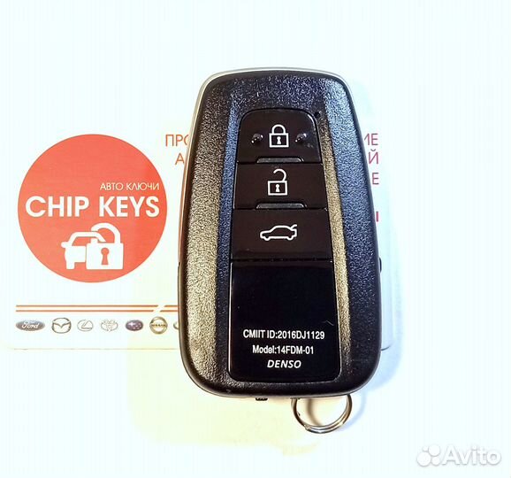 Ключ зажигания Toyota Rav4 2018+ для Китая и Кореи