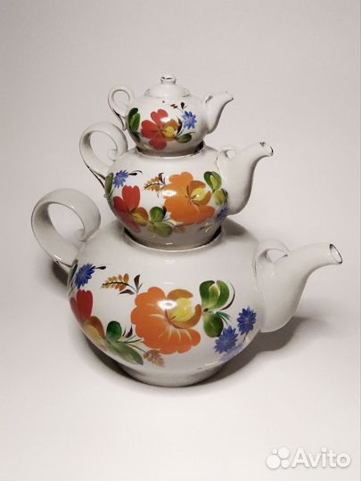Фарфоровые чайники СССР Винтаж