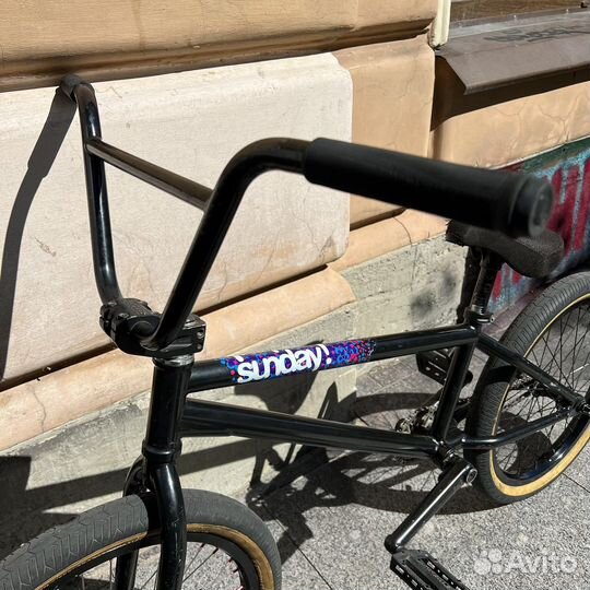 Легкий кастом bmx на раме sunday 2nd wave