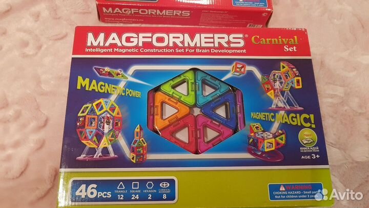 Магнитный конструктор Magformers 46 и 26 деталей