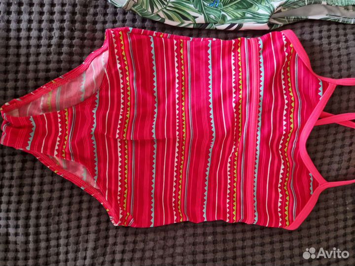 3 купальника на девочку 122-128