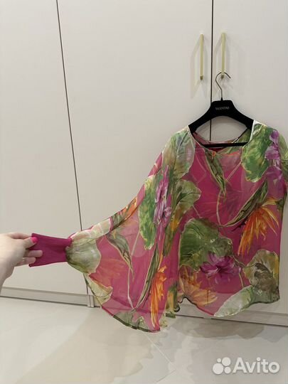 Блуза шелковая