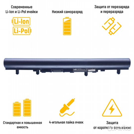 Аккумулятор TOP-V5 14.8V 2200mAh 33Wh для ноутбука
