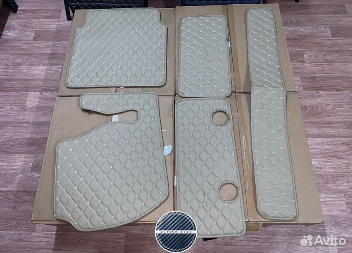 Ковры багажника Lexus LX570 7 мест (бежевые)
