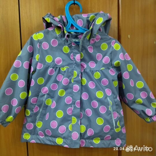 Ветровка для девочки р 80