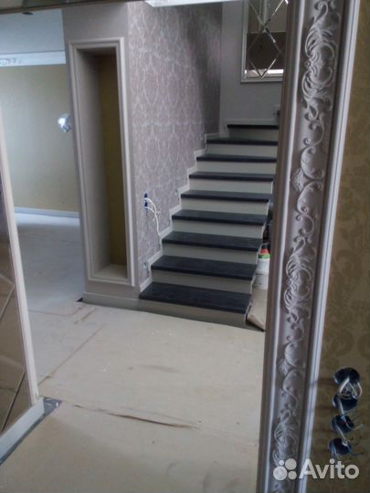 Ступени на бетонную лестницу