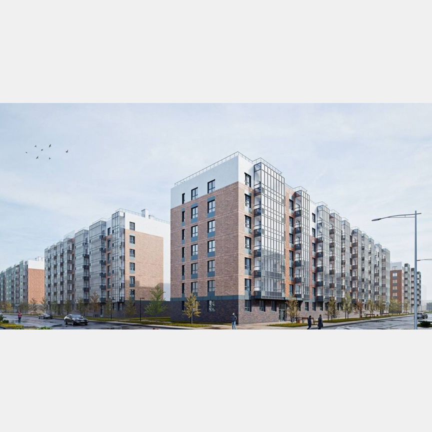 2-к. квартира, 71,6 м², 2/8 эт.
