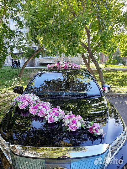 Свадебные украшения на машину