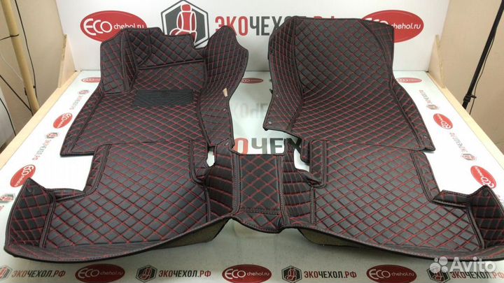 3D Коврики Range Rover Салон Багажник из Экокожи