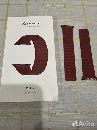 Кожаный ремешок для apple watch 40/41