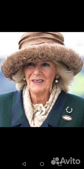 Шляпа шапка панама зимняя меховая женская