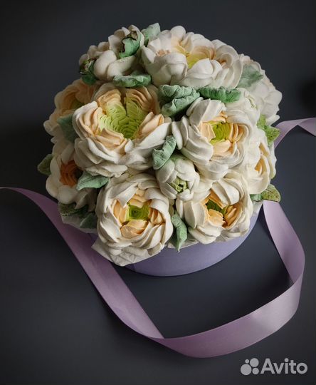 Зефирные букеты / Зефир ручной работы