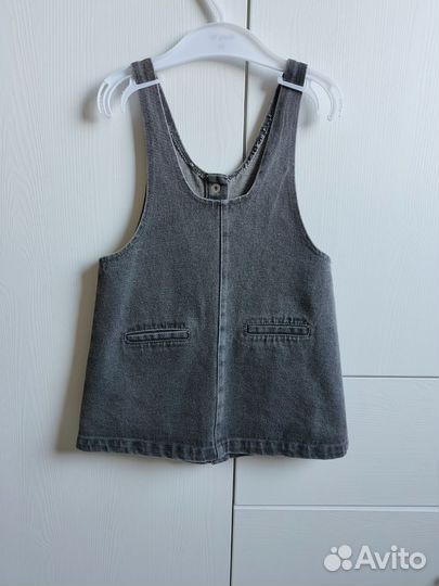 Джинсовый сарафан для девочки 92