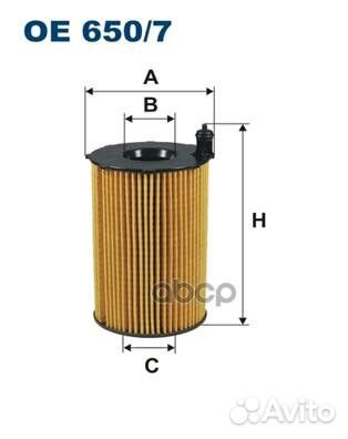 Фильтр масляный OE6507 Filtron