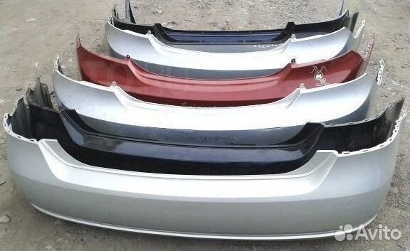 Бампер задний на Volkswagen Polo V 2010-2015