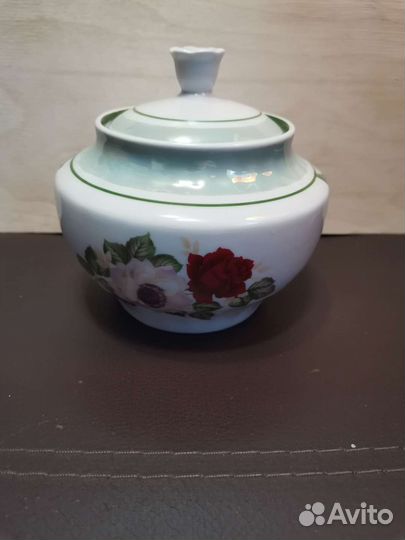 Сахарница молочник Дулево