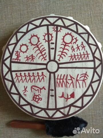 Бубен шаманский (круг) 30 см
